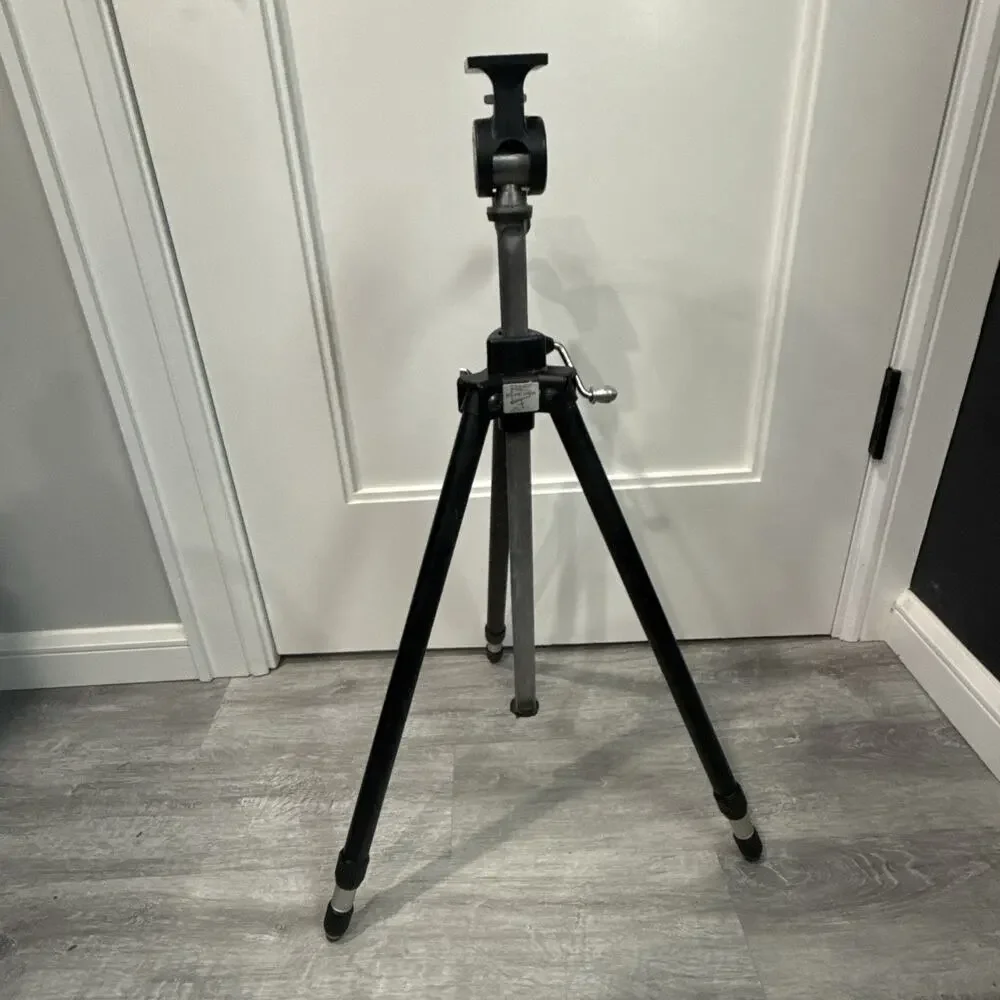 Vintage Schultz Mfg Co Imperial Camera Projector Tripod Pan Tilt NJ *